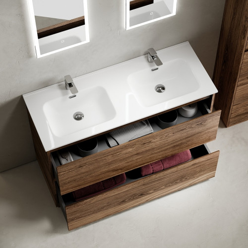 Тумба под раковину Sancos Libra Floor 120 LB120F-2ECH Дуб чарльстон МДФ / ЛДСП