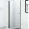 Душевая дверь Cezares Eco 90 ECO-O-B-1-90-C-NERO профиль Черный стекло прозрачное