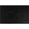 Комплект унитаза с инсталляцией Ceramicanova Metric CN3007_1001B_1000 с сиденьем Микролифт и Черной матовой клавишей смыва фарфор подвесной