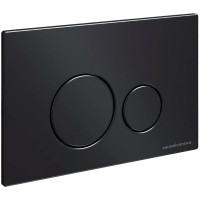 Комплект унитаза с инсталляцией Ceramicanova Metric CN3007_1001B_1000 с сиденьем Микролифт и Черной матовой клавишей смыва фарфор подвесной
