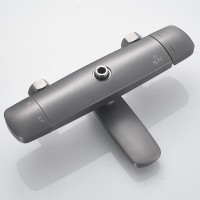 Душевая система Rose R39T R3936T Оружейная сталь