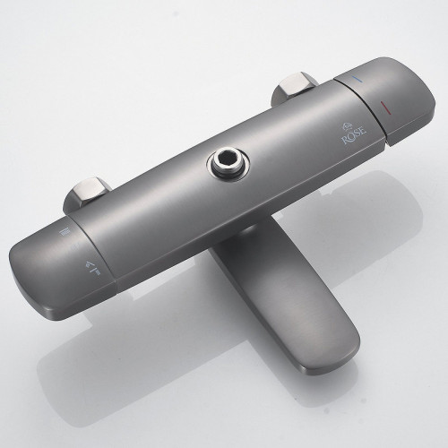 Душевая система Rose R39T R3936T Оружейная сталь