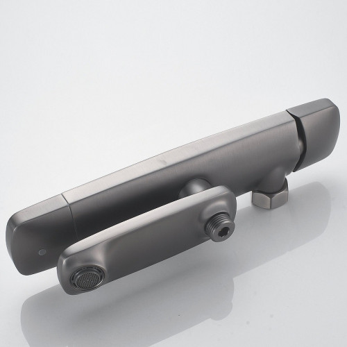 Душевая система Rose R39T R3936T Оружейная сталь