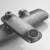 Душевая система Rose R39T R3936T Оружейная сталь