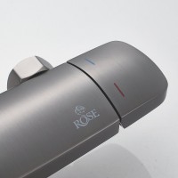 Душевая система Rose R39T R3936T Оружейная сталь
