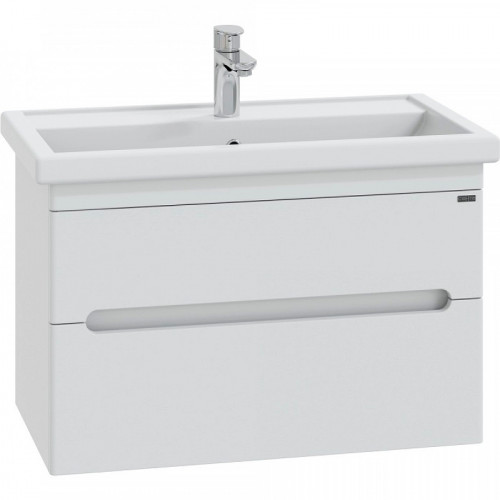 Тумба под раковину СанТа Лондон 80 224037 подвесная Белая МДФ / ЛДСП