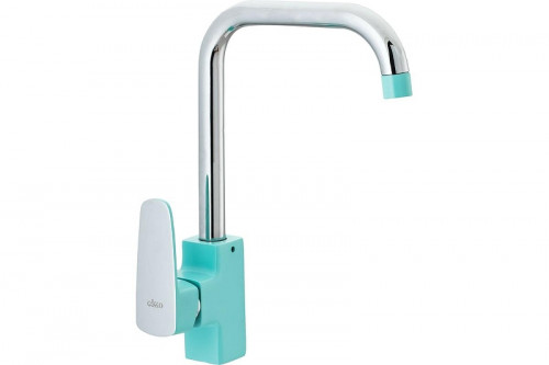Смеситель для кухни Ekko E40303 цвет Хром Бирюзовый