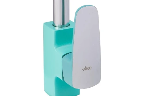 Смеситель для кухни Ekko E40303 цвет Хром Бирюзовый