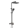 Душевая система Rose R1056T цвет Оружейная сталь