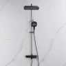 Душевая система Rose R1056T цвет Оружейная сталь