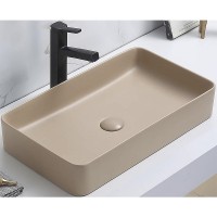 Раковина-чаша CeramaLux 60 78189MC-1 Капучино фаянс накладная