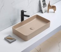 Раковина-чаша CeramaLux 60 78189MC-1 Капучино фаянс накладная
