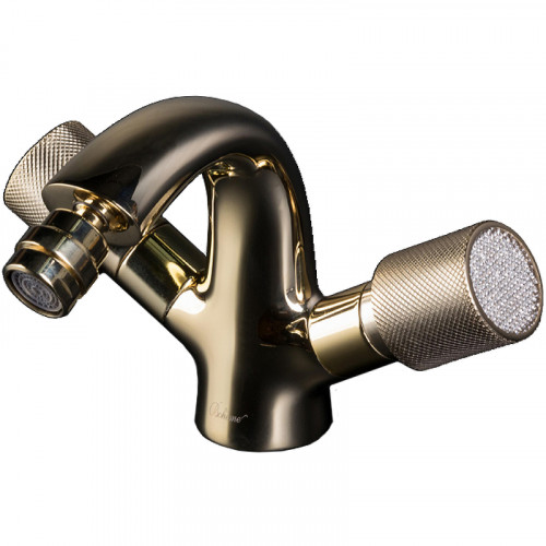 Смеситель для биде Boheme Royal Cristal 296-Royal/CRST Золото латунь