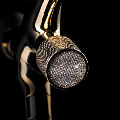 Смеситель для биде Boheme Royal Cristal 296-Royal/CRST Золото латунь