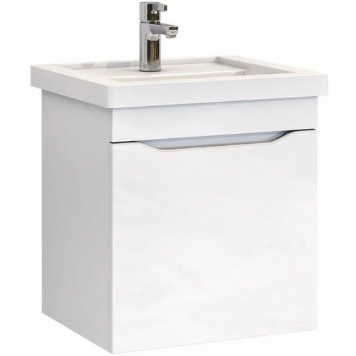 Тумба под раковину Vigo Grani 60 tp.GRI.ELI.60.1Y подвесная Белая МДФ / ЛДСП