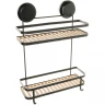 Полка корзина Fixsen Magic Wood FX-930B-2 Черная матовая Дерево
