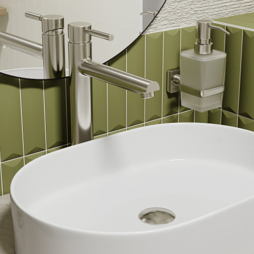 Смеситель для раковины WasserKRAFT Wern 4203H Никель латунь