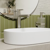 Смеситель для раковины WasserKRAFT Wern 4203H Никель латунь
