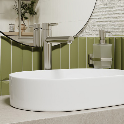 Смеситель для раковины WasserKRAFT Wern 4203H Никель латунь