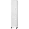 Шкаф пенал Misty Модерн 35 L П-Мод05035-011Л с бельевой корзиной Белый матовый