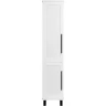 Шкаф пенал Misty Модерн 35 L П-Мод05035-011Л с бельевой корзиной Белый матовый