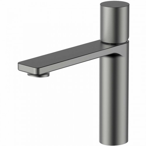 Смеситель для раковины Vincea Vogue VBF-4V3GM Вороненая сталь латунь