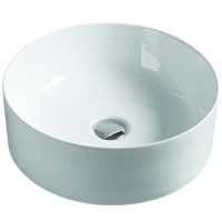 Раковина SantiLine 41 SL-1055 Белая фаянс накладная