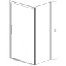 Душевой уголок Vincea Soft 150x90 VSR-3SO9015CLGM профиль Вороненая сталь стекло прозрачное