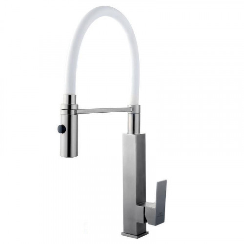 Смеситель для кухни Fashun A54102-8 цвет Сатин Белый