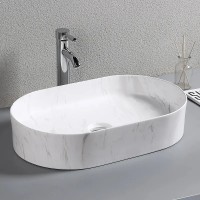 Раковина-чаша Ceruttispa 50 CR0055B MMW1 СТ9540 Белый матовый мрамор фарфор накладная