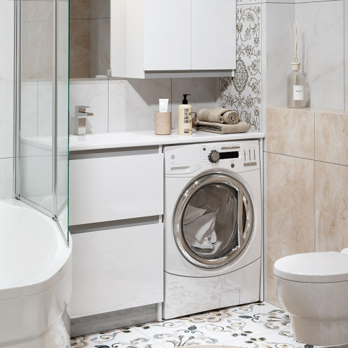 Тумба под раковину Alavann Soft Silver 120 ALV0194002 цвет Белый