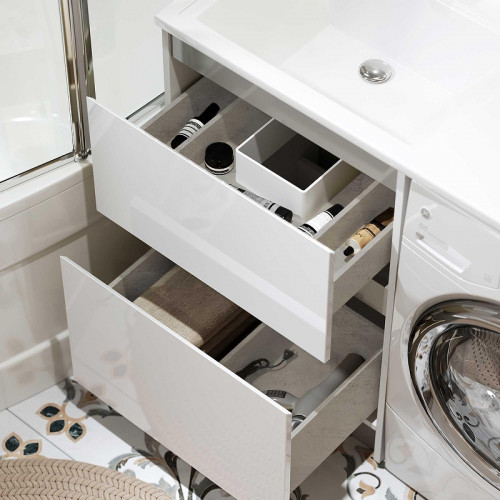 Тумба под раковину Alavann Soft Silver 120 ALV0194002 цвет Белый