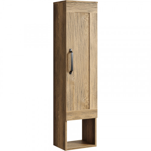 Шкаф пенал Aqwella Craft 30 CRF0503DB подвесной Дуб балтийский МДФ / ЛДСП