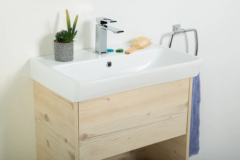 Тумба под раковину BelBagno Neon 50 NEON-500-1C-SO-PB подвесная Pino Bianco МДФ / ЛДСП