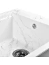 Кухонная мойка Wisent 78 WB28-10/WGER013 цвет Бело-серый мрамор