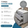 Тумба под раковину Vigo Grani 80 203 цвет Белый