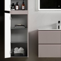 Шкаф пенал Sancos Snob R 35 PSNR35SM подвесной Doha Soft МДФ / ЛДСП