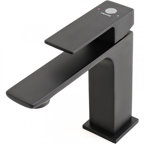 Комплект смесителей Orange Lutz M04-311b Черный матовый