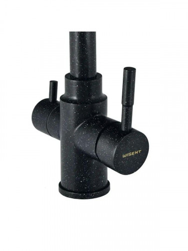 Смеситель для кухни Wisent W4355-3-22 цвет Черный