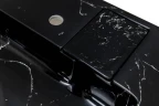 Раковина Stella Polar Солярис 60 SP-00001688 на стиральную машину Черный мрамор