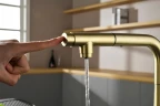 Смеситель для кухни AQUAme Cucina AQM9902BG цвет Шлифованное золото