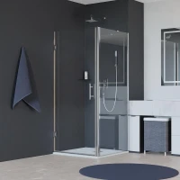 Душевой уголок RGW Hotel 90x110 350604591-011 профиль цвет Хром стекло прозрачное