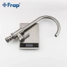 Кухонная мойка Ulgran Quartz Underground 400-02 Лен со смесителем Frap F40899 Нержавеющая сталь