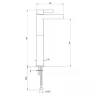 Смеситель для раковины Webert DoReMi DR830402015 Хром