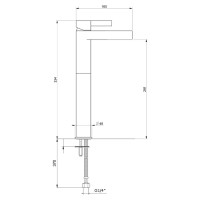 Смеситель для раковины Webert DoReMi DR830402015 Хром