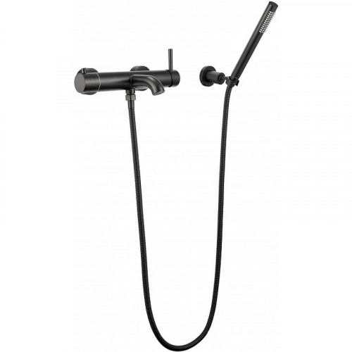 Смеситель для душа Milacio Ultra MCU.350.MB Черный матовый нержавеющая сталь на стену