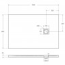 Душевой поддон из искусственного камня BelBagno Uno 120x80 TRAY-MR-UNO-AH-120/80-35-W-BO Белый