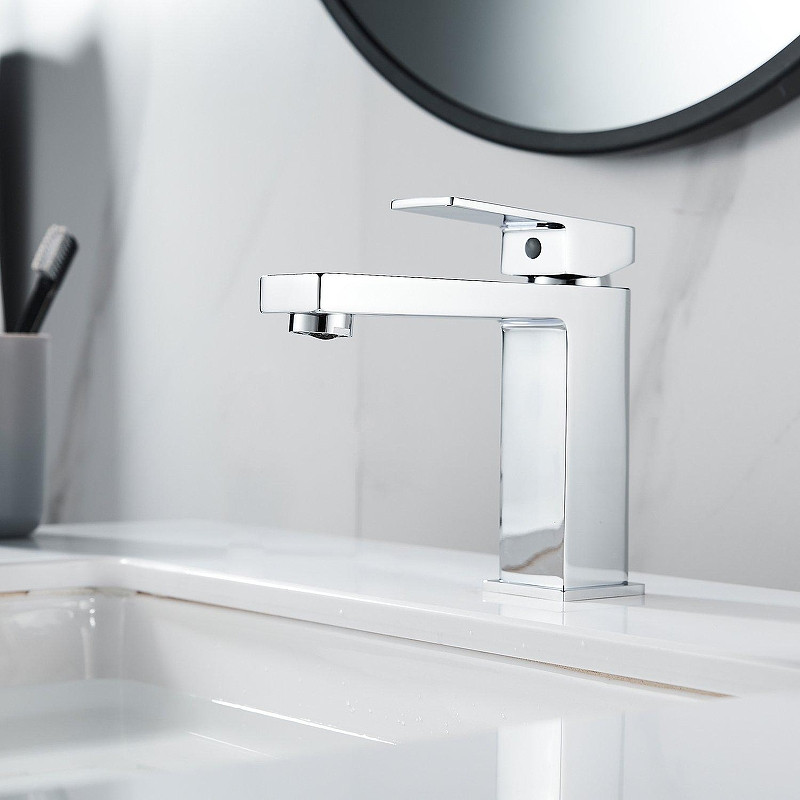 Смеситель для раковины Shevanik S9601 цвет Хром