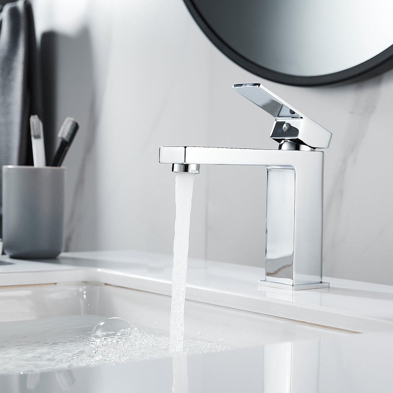 Смеситель для раковины Shevanik S9601 цвет Хром