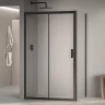 Душевой уголок RGW Passage 140x120 35087642-14 профиль цвет Черный стекло прозрачное